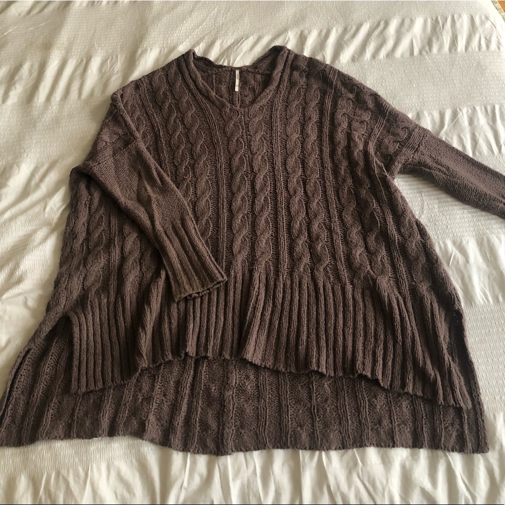 Free People chunky knit sweater